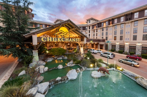 Chukchansi Gold Resort and Casino Coarsegold front Spring Awakening Spa special at Serenity Spa 2024 California near Yosemite image Front of Chukchansi Resort