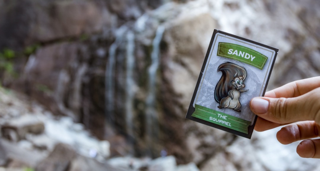 Sandy The Squirrel Trading Card