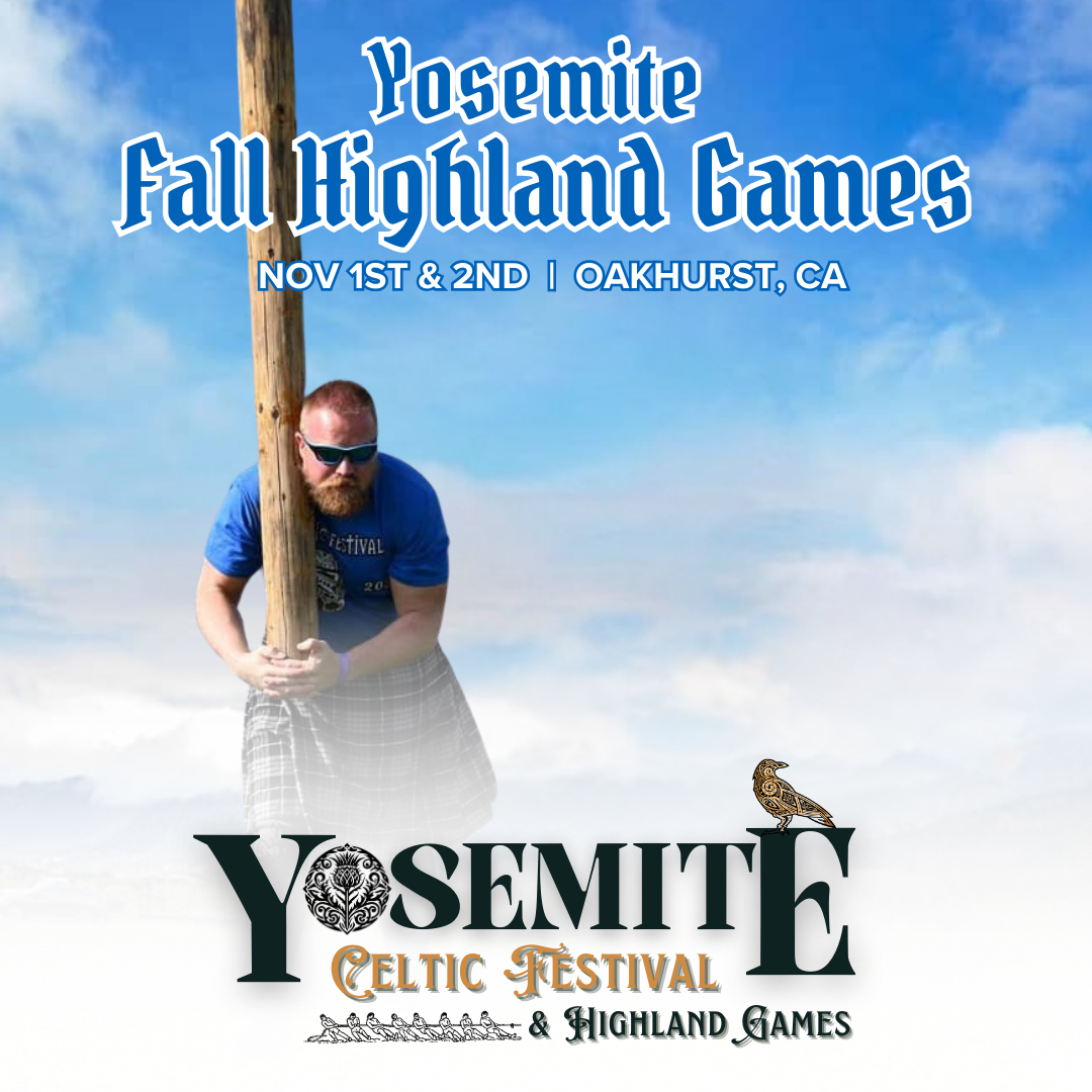 Promotional photo for Yosemite Celtic Festival and Highland Games November 1 and 2