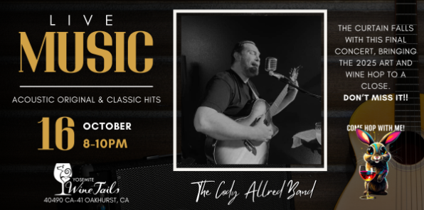 Art Hop Concert Event Image - Oct 2025 with The Cody Allred Band