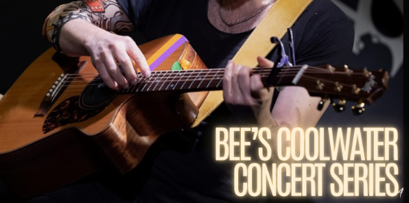 Flyer advertising the performance of Alberto Lombardi for Bee's Coolwater Concert Series.