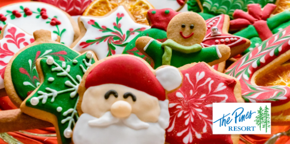 Photo of a plate full of Christmas Cookies.