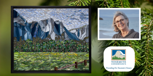 Mosaic art of Yosemite. 