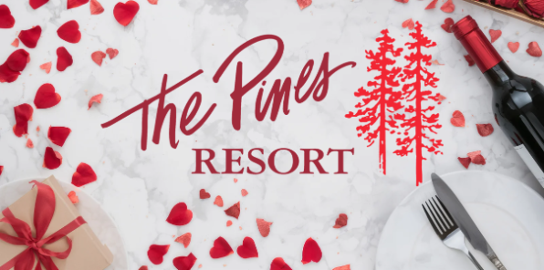 Granite Table with rose petals and wine.