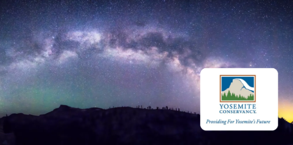 Milky Way galaxy over the high country. 