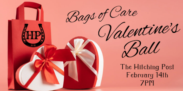 Valentine's ball event banner.