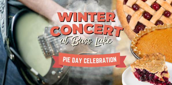 Guitarist and slices of pie.