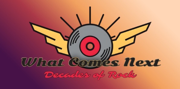 Logo for What Comes Next rock band.