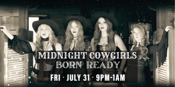 Live cowgirl band. 