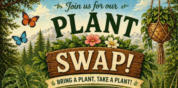 Plant swap at the Oak Room Bar.