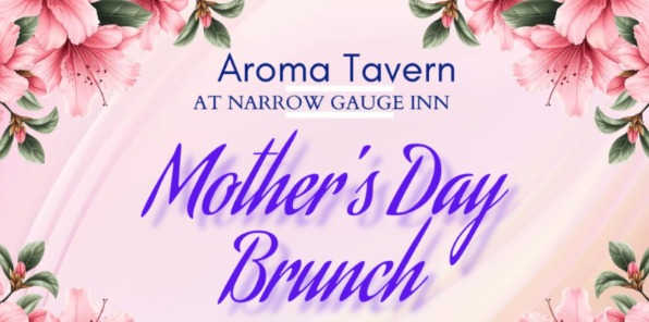 Banner for Mother's Day Brunch at Aroma.