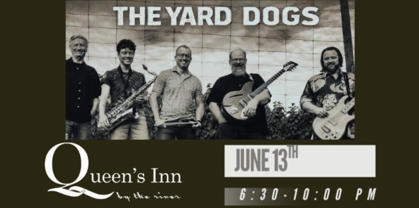Banner for Live Music at the Queen's Inn.