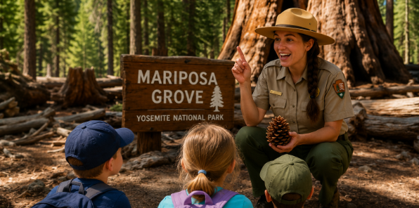 Jr. Ranger program Mariposa Grove