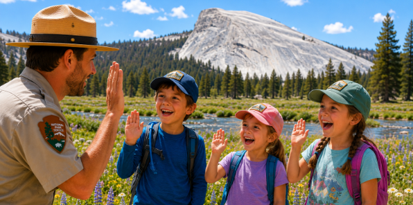 Junior Ranger Program in tuolumne Meadows
