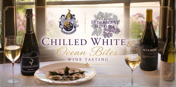 Wine tasting event at Elderberry House.