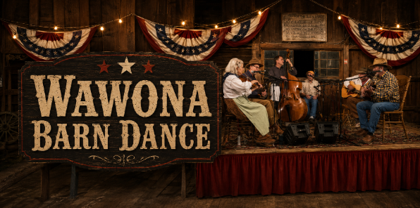 Banner for the Wawona Barn Dance.