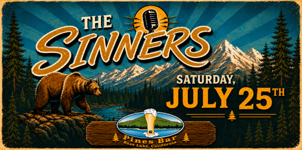 Live music event at The Pines Bar at Bass Lake.