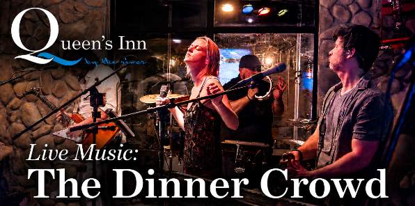 Live music event at Queen's Inn by the River.