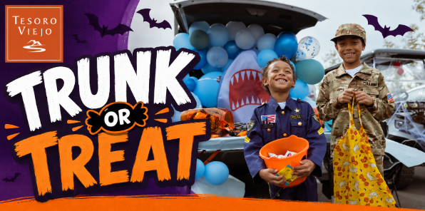 Trunk or Treat event at Tesoro Viejo.