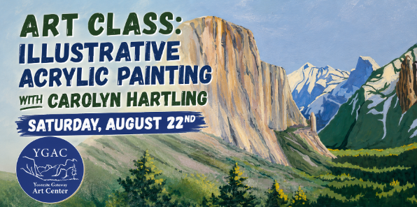 Art class at the Yosemite Gateway Art Center.