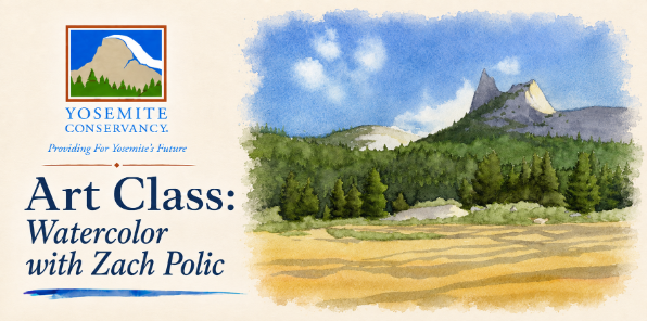 Art class in Yosemite.