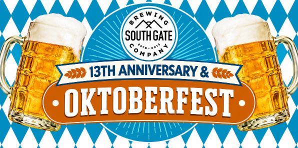 13th Anniversary OKTOBERFEST at South Gate Brewing Company.