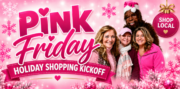 Pink Friday holiday shopping event at the Oakhurst Community Center.